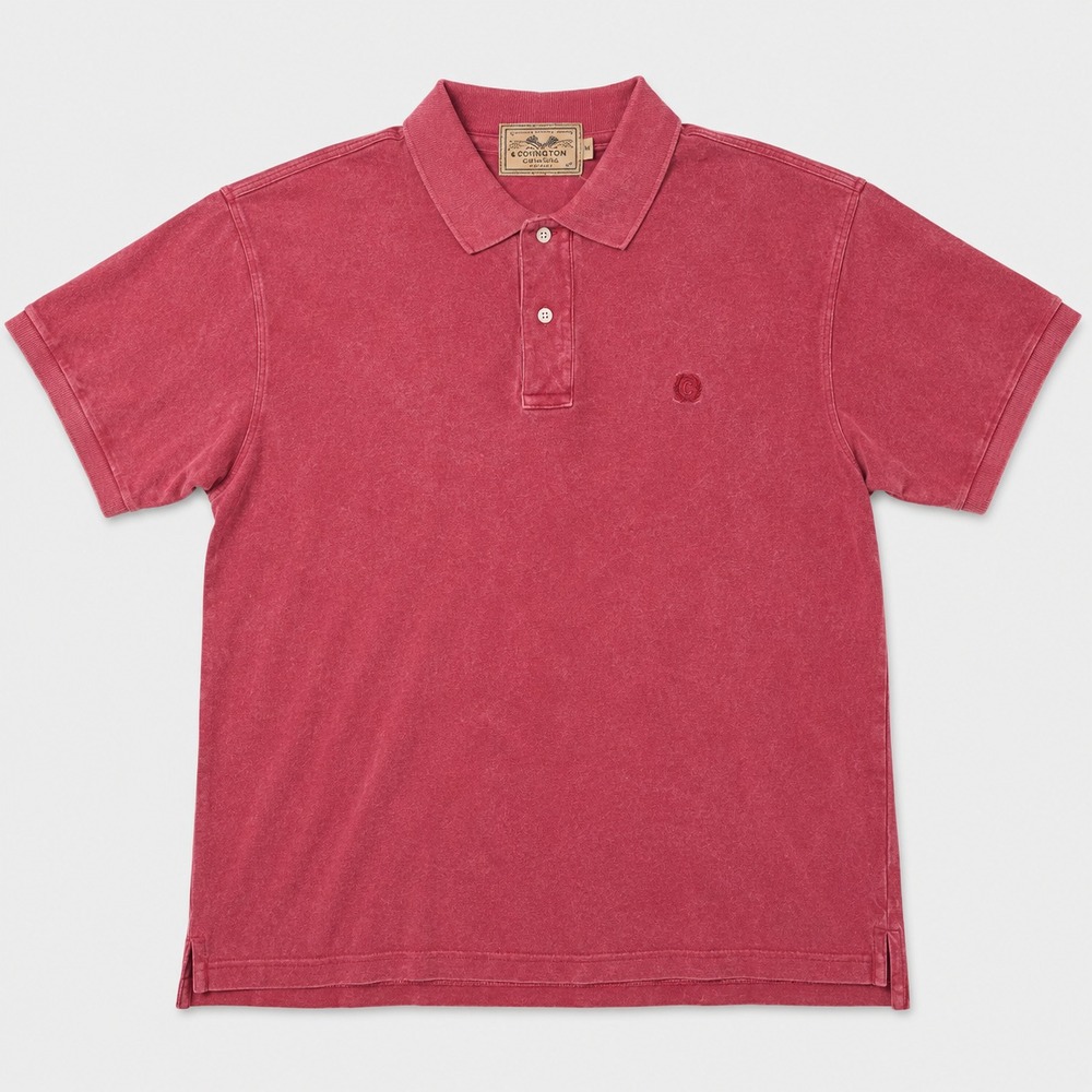 Vintage Calvin Klein Polo Shirt Mens XL Red Weathered American Classic 90s